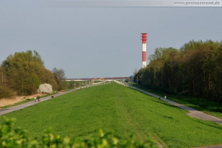 Blick in Richtung Geniusstrand