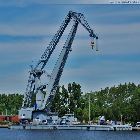 Wilhelmshaven Marine: Schwimmkran Griep (Y 876)