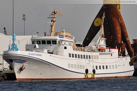 Passagierschiff Kloar Kimming am Südwestkai in Wilhelmshaven