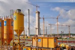 Die Silos sind mit Bentonit gefüllt
