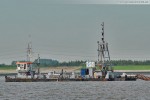 Saugbagger M 8 im Sandabbaufeld Nord