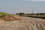 Hier wurde die Straße Am Tiefen Fahrwasser komplett abgetragen