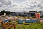 Blick auf die Kreuzung Niedersachsendamm Ecke Flutstraße (Einbahnstraße)