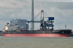 Frachtschiff Ocean Commander an der Niedersachsenbrücke in Wilhelmshaven