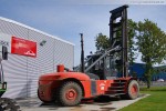 Heckansicht vom Containerstapler Linde H 460