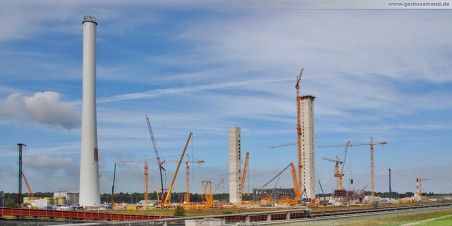 Kraftwerksbaustelle GDF Suez in Wilhelmshaven