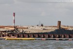 Die Hafenbaustelle JadeWeserPort in Wilhelmshaven