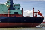 Das Zweiwegeschiff Mastera ist Tanker und Eisbrecher