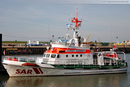 Seenotrettungskreuzer Hannes Glogner und Tochterboot Flinthörn