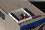 JadeWeserPort: Aussichtsplattform des InfoCenters