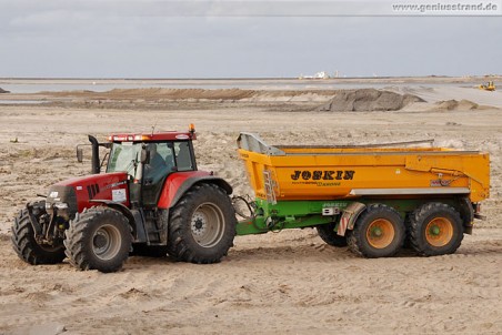 Traktor Case CVX 1170 mit Tandemanhänger Joskin Trans-KTP 22/50