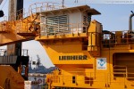 JadeWeserPort: Eindrücke vom Pontonbagger Liebherr P 995 Litronic