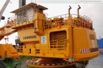 JadeWeserPort: Eindrücke vom Pontonbagger Liebherr P 995 Litronic