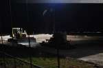 JadeWeserPort Spülfeld: Auch in der Nacht wird Sand aufgespült