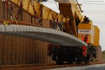Gleisanbindung JadeWeserPort: Gleisbauarbeiten an der Raffineriestraße