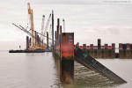 Der nördliche Bereich der Hafenbaustelle JadeWeserPort