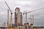 Kraftwerksbaustelle GDF Suez in Wilhelmshaven: Montage Wolff 1250 B