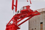 Kraftwerksbaustelle GDF Suez in Wilhelmshaven: Montage Wolff 1250 B