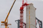 Kraftwerksbaustelle GDF Suez in Wilhelmshaven: Montage Wolff 1250 B