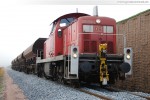 Gleisanbindung JadeWeserPort: Gleisbauarbeiten in Höhe der Eisenbahnbrücke