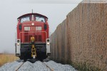 Gleisanbindung JadeWeserPort: Gleisbauarbeiten in Höhe der Eisenbahnbrücke