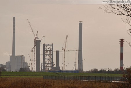 Kraftwerksbaustelle Wilhelmshaven: Wolffkran Big Wolff 1250 B