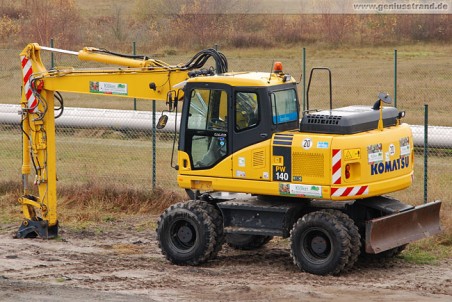 Mobilbagger Komatsu PW 140