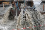 Die fünf Bauwerke des Kühlwasserkreislaufs werden ausgebaggert