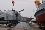 Deutsches Marinemuseum Wilhelmshaven: Der Geschützturm wird versetzt