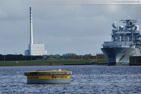 Die Deviationstonne im Nordhafen