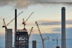 Aktuelle Bilder von der GDF Suez Kraftwerksbaustelle in Wilhelmshaven
