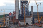Aktuelle Bilder von der GDF Suez Kraftwerksbaustelle in Wilhelmshaven