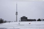 Winter in Wilhelmshaven 2010: Funkturm und Forschungszentrum Terramare