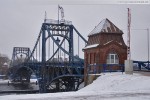 Winter in Wilhelmshaven 2010: Die Kaiser-Wilhelm-Brücke