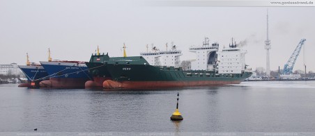 Die Auflieger Maria Sibum, BCL Iwona, Iduna und Gerd am Dalben