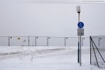 JadeWeserPort: Schneeverwehungen am ehemaligen Geniusstrand 2010
