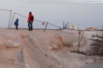 JadeWeserPort: Winterbilder die hinter dem Deich entstanden sind
