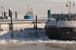 Maritime Winterbilder aus Wilhelmshaven