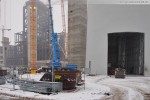 Die GDF Suez Kraftwerksbaustelle im Rüstersieler Groden in Wilhelmshaven