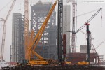 Die GDF Suez Kraftwerksbaustelle im Rüstersieler Groden in Wilhelmshaven