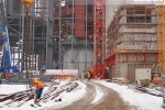 Die GDF Suez Kraftwerksbaustelle im Rüstersieler Groden in Wilhelmshaven