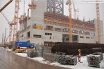 Die GDF Suez Kraftwerksbaustelle im Rüstersieler Groden in Wilhelmshaven
