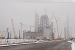 Die GDF Suez Kraftwerksbaustelle im Rüstersieler Groden in Wilhelmshaven