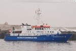 JadeWeserPort: Die Küstenwache W3 an der Seebaustelle
