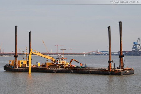 Stelzenponton MC 51 südlich der Niedersachsenbrücke