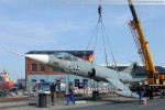 Marinemuseum: Marinejagdbomber F-104 G vom Sockel gehoben