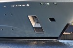 Die Luxus-Yacht Radiant in Wilhelmshaven