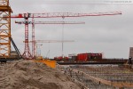 Baustelle JadeWeserPort in Wilhelmshaven