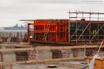 Baustelle JadeWeserPort in Wilhelmshaven