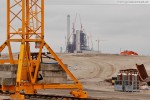 Baustelle JadeWeserPort in Wilhelmshaven